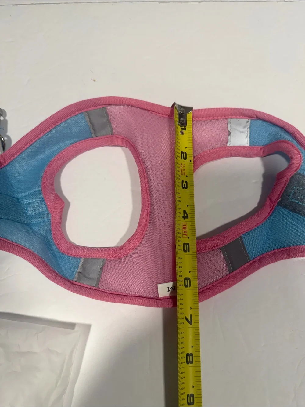 Dogs Pink and Blue Mesh Harness with Matching Leash size medium
